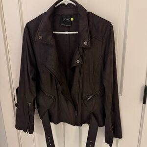 Lysse Women's Dark Brown Leather Jacket